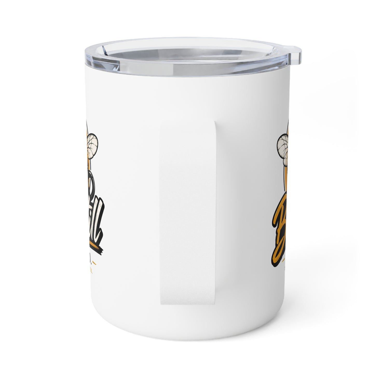 Bee Still Insulated Coffee Mug 10oz — Cute Bee Graphic Travel Tumbler
