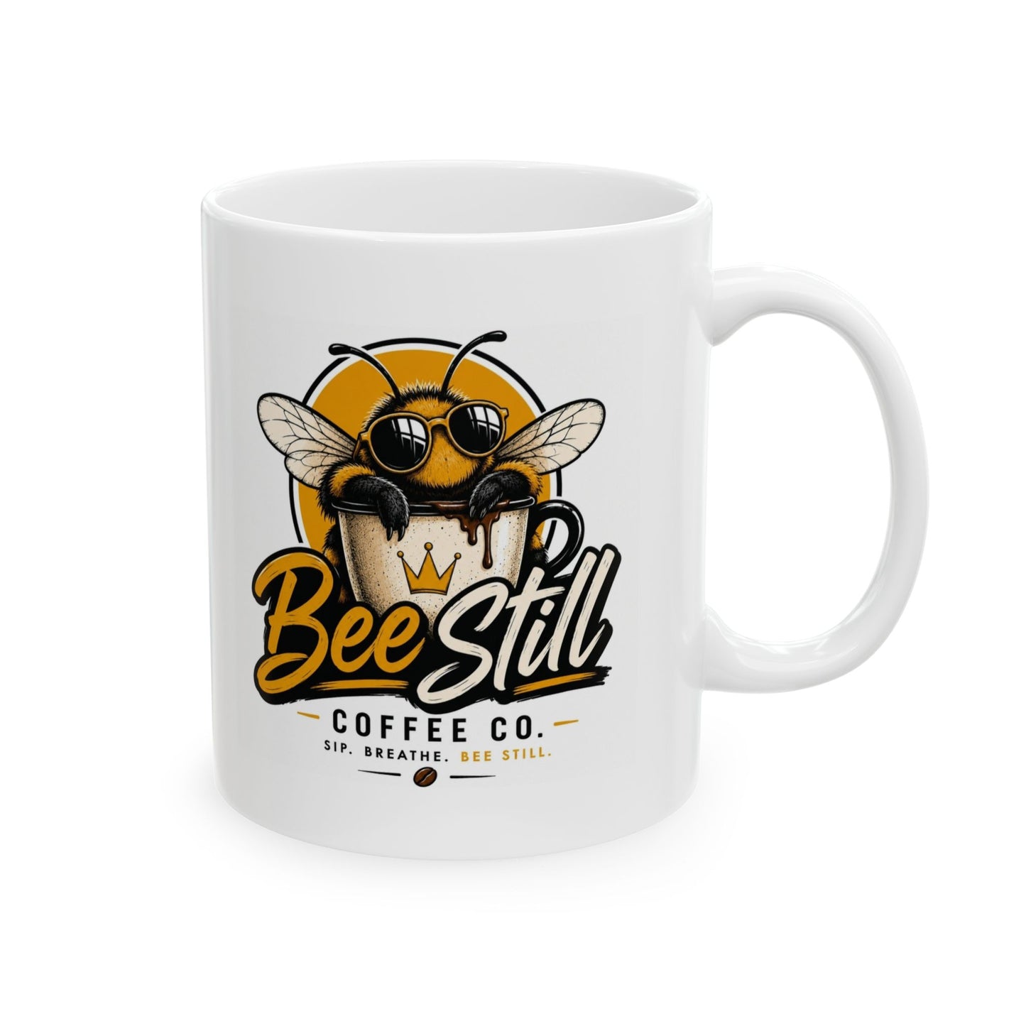Bee Still Coffee logo mug | Ceramic Mug