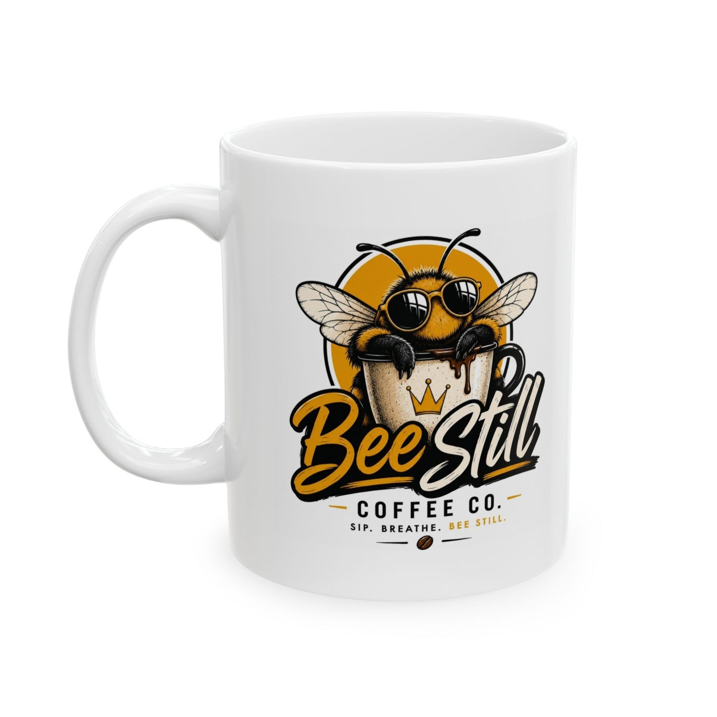 Bee Still Coffee logo mug | Ceramic Mug